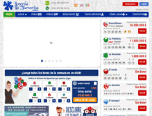 Tablet Screenshot of loterialafavorita.com